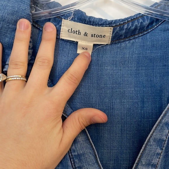 Cloth and Stone Denim Dress - Picture 2 of 3